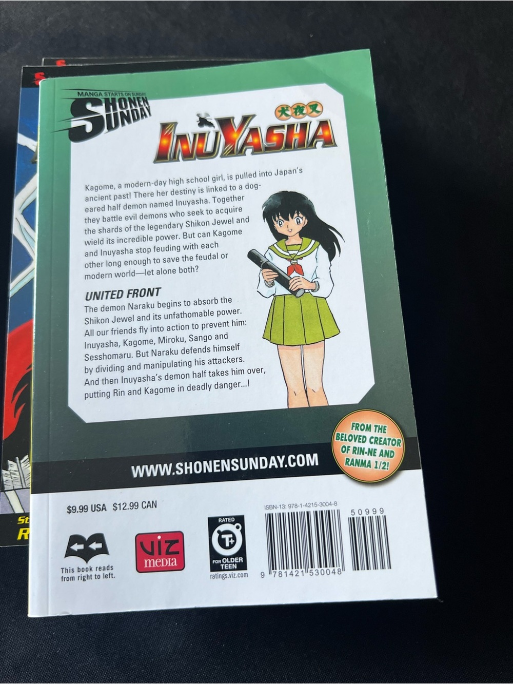 InuYasha 50-56 Manga Lot Volumes Shonen Sunday Edition Rumiko Takahashi - Picture 11 of 16